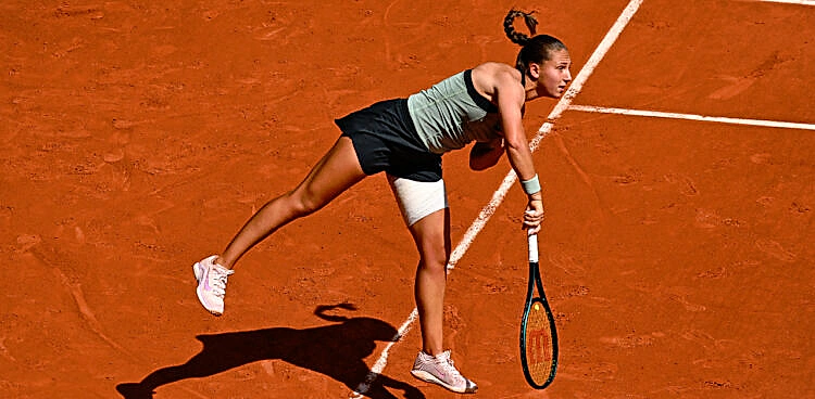 Chwalinska in Her First Grand Slam Quarter-Final