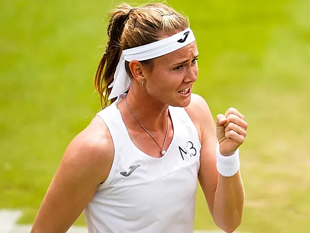 Wimbledon'da nefes kesen maç Bouzkova'nın 